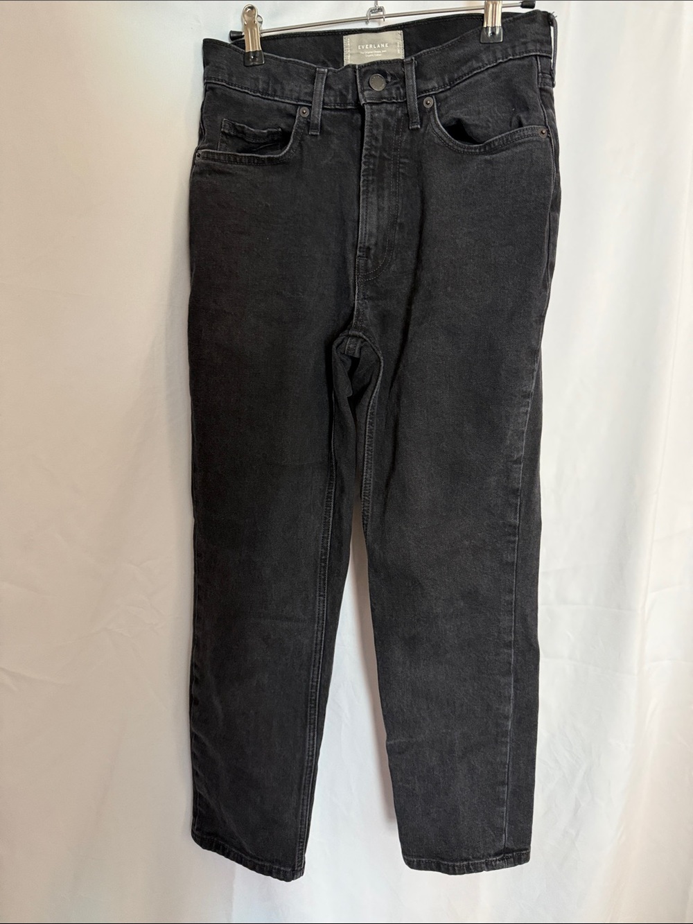 Everlane  Black cheeky cropped jeans